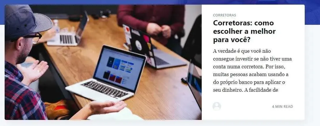 Print do primeiro post da história do blog do Real Valor (hoje ele já nao existe mais)